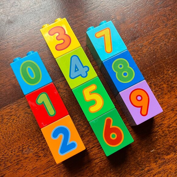 Duplo number blocks 0-9 - Picture 2 of 6